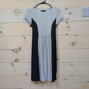 Striped tie back summer dress